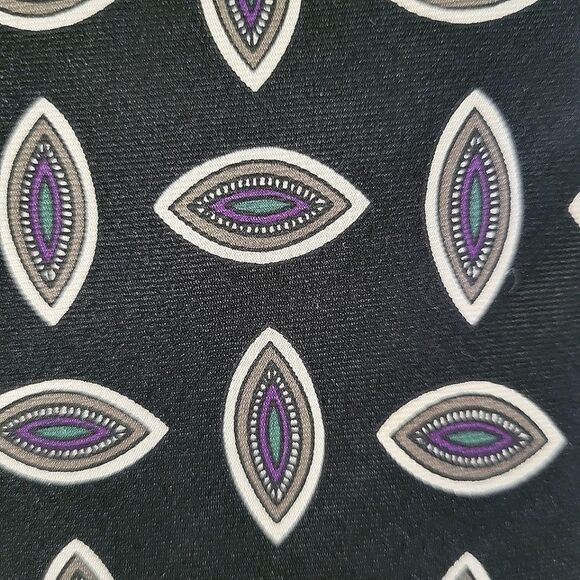 Jacobs Roberts for Foursome Men's Silk Navy Dress Tie - Picture 3 of 7